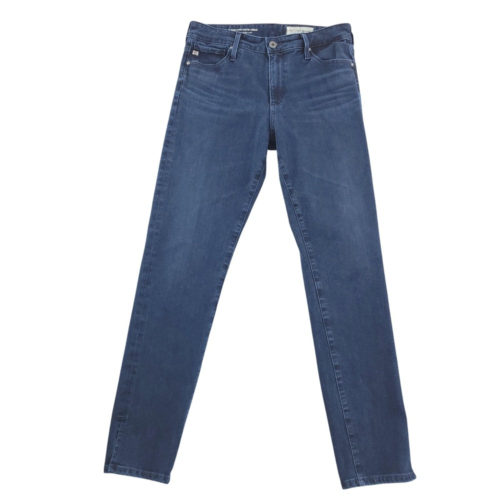 AG Adriano Goldschmied Jeans Womens 28R Blue Dark Wash High Rise Slim Ankle